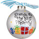 Friends Are The Best Presents Glass Christmas Ornament Image 3 of 3